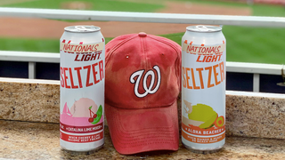 Natty Light supports the Washington Nationals in the World Series, naturally
